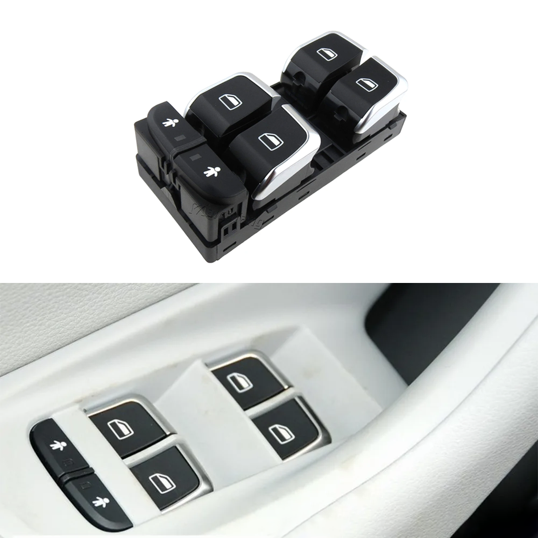 Buy Black Master Window Switch Ragulator For Audi A6 C7 Sedan (2012-2017)