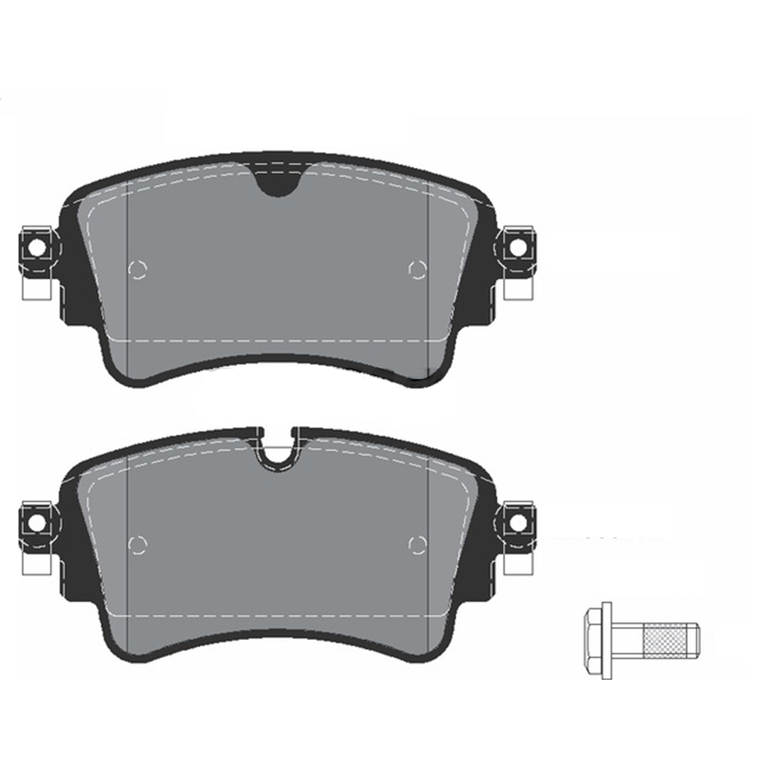 Roadhouse Brake Pad Set For Audi A4 2015-2024 Rear Axle Disc Brake Pad Of Roadhouse 21669.08