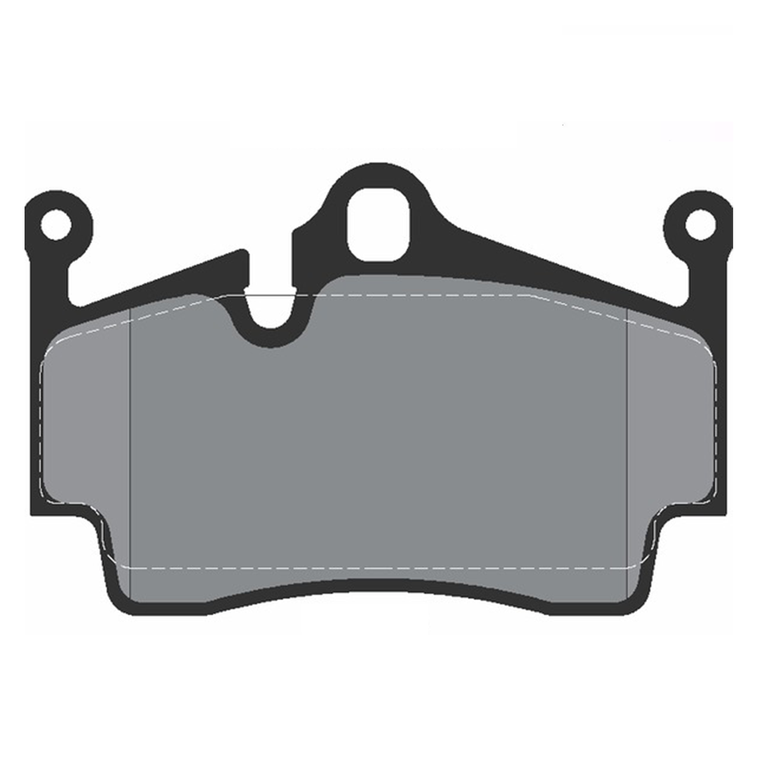 Buy Roadhouse Brake Pad Set For Porsche Boxster 2012-2016 Rear Axle Disc Brake Pad of Roadhouse 21191.00