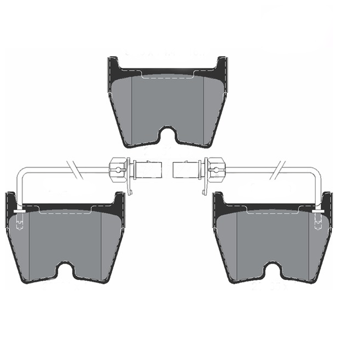 Buy Roadhouse Brake Pad Set For Audi A5 2007-2017 Front Axle Disc Brake Pad Of Roadhouse 2896.02