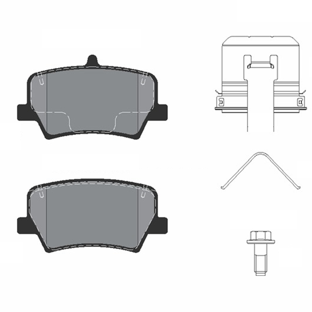 Buy Roadhouse Brake Pad Set For Volvo XC40 2017-2024 Rear Axle Disc Brake Pad of Roadhouse 21819.00