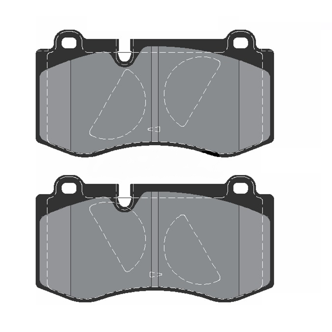 Buy Roadhouse Brake Pad Set For Mercedes Benz S Class W221 2005-2013 Front Axle Disc Brake Pad of Roadhouse 21202.00