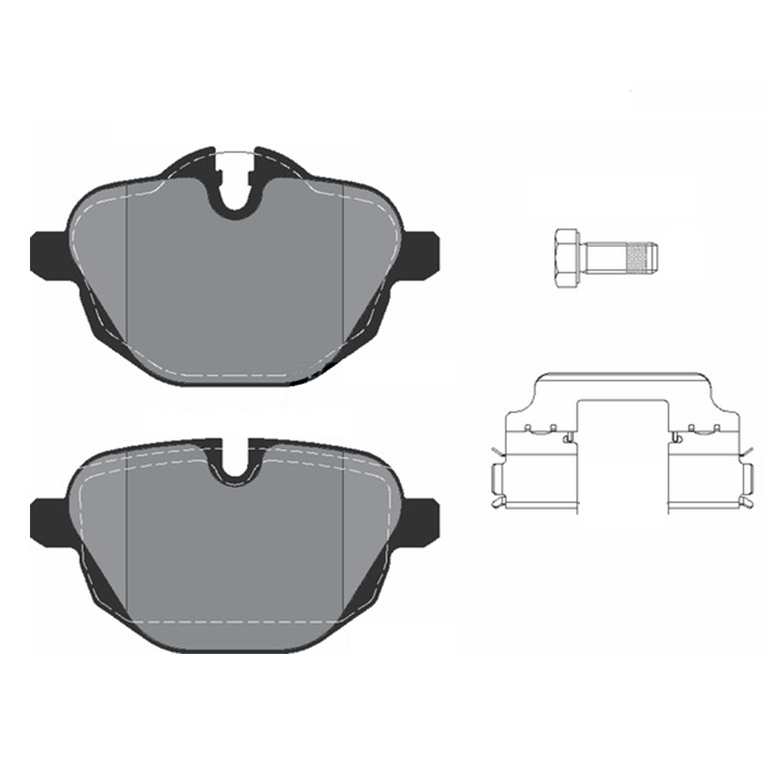 Buy  Roadhouse Brake Pad Set For BMW 5 Series F10 2009-2016 Rear Axle Disc Brake Pad of Roadhouse 21421.00