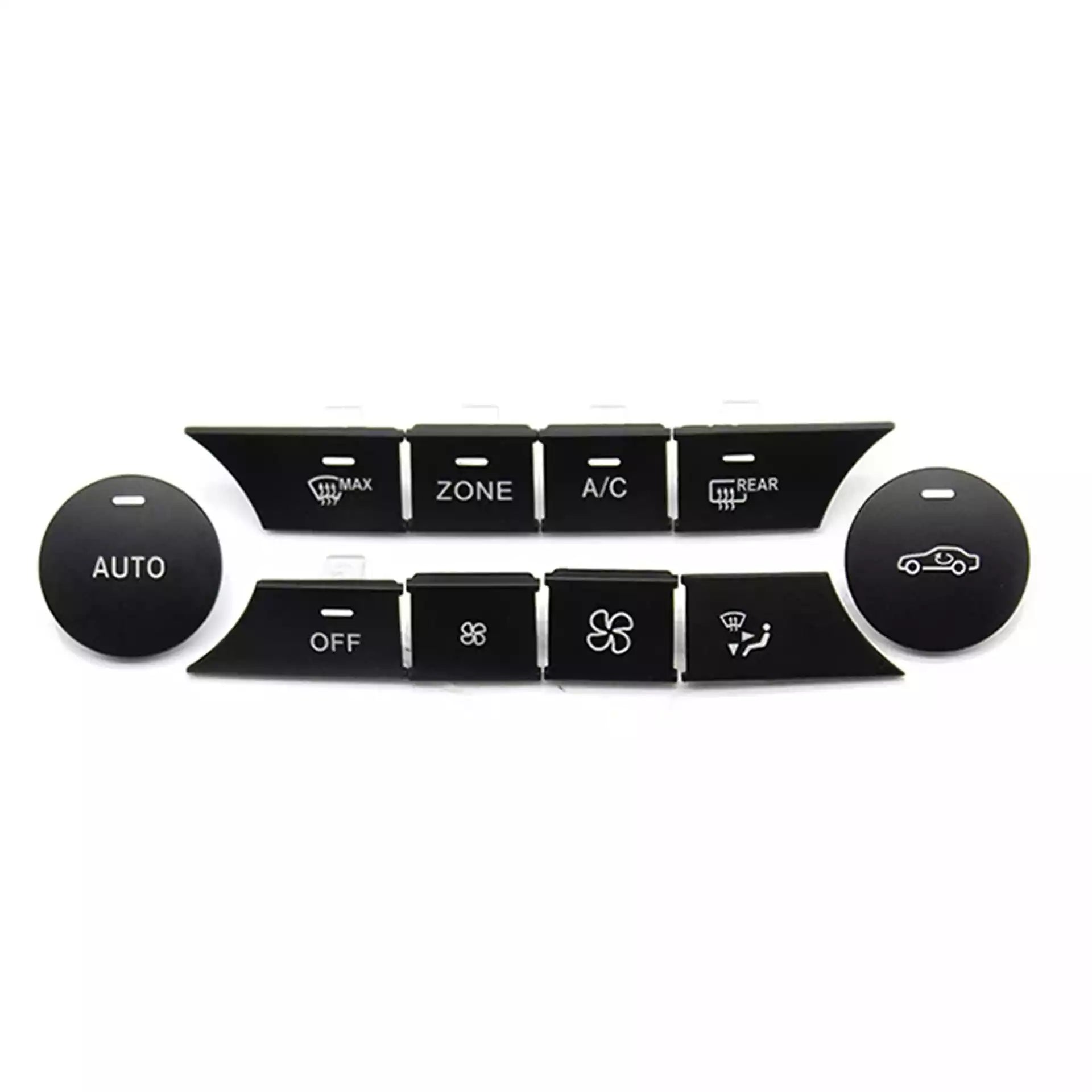 Buy Mercedes Benz C-Class Sedan (2010-2015) Black Dashboard AC Buttons Set- Model A (W204)