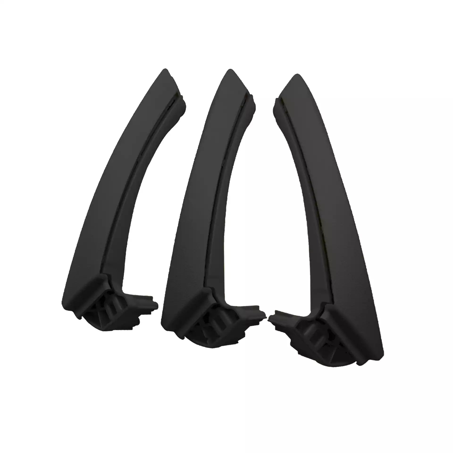 BMW 3 Series E90 Sedan (2005-2011) Black Inner Door Pull Handle Set With Door Handle Cover