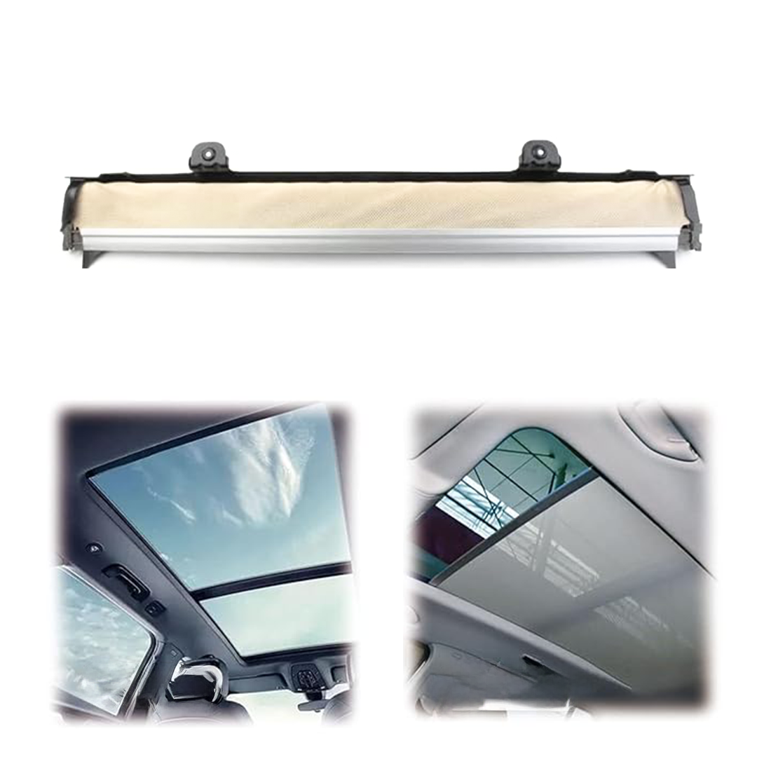 Buy Beige Panoramic sunroof curtain rolling sunshade cover assembly for Audi Q5 8R SUV (2008-2017)