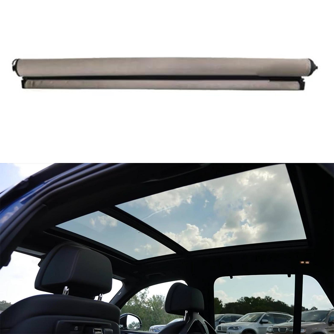 Buy Beige panoramic sunroof curtain rolling sunshade cover assembly for BMW X5 Series G05 SUV (2018-2024)