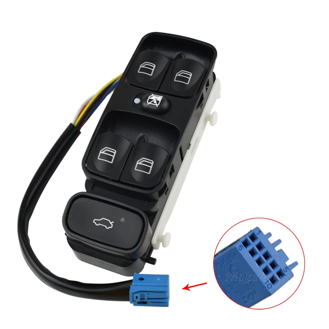 Buy Black Electric Master Window Switch Button For Mercedes Benz C Class W203 Sedan (2004-2008)