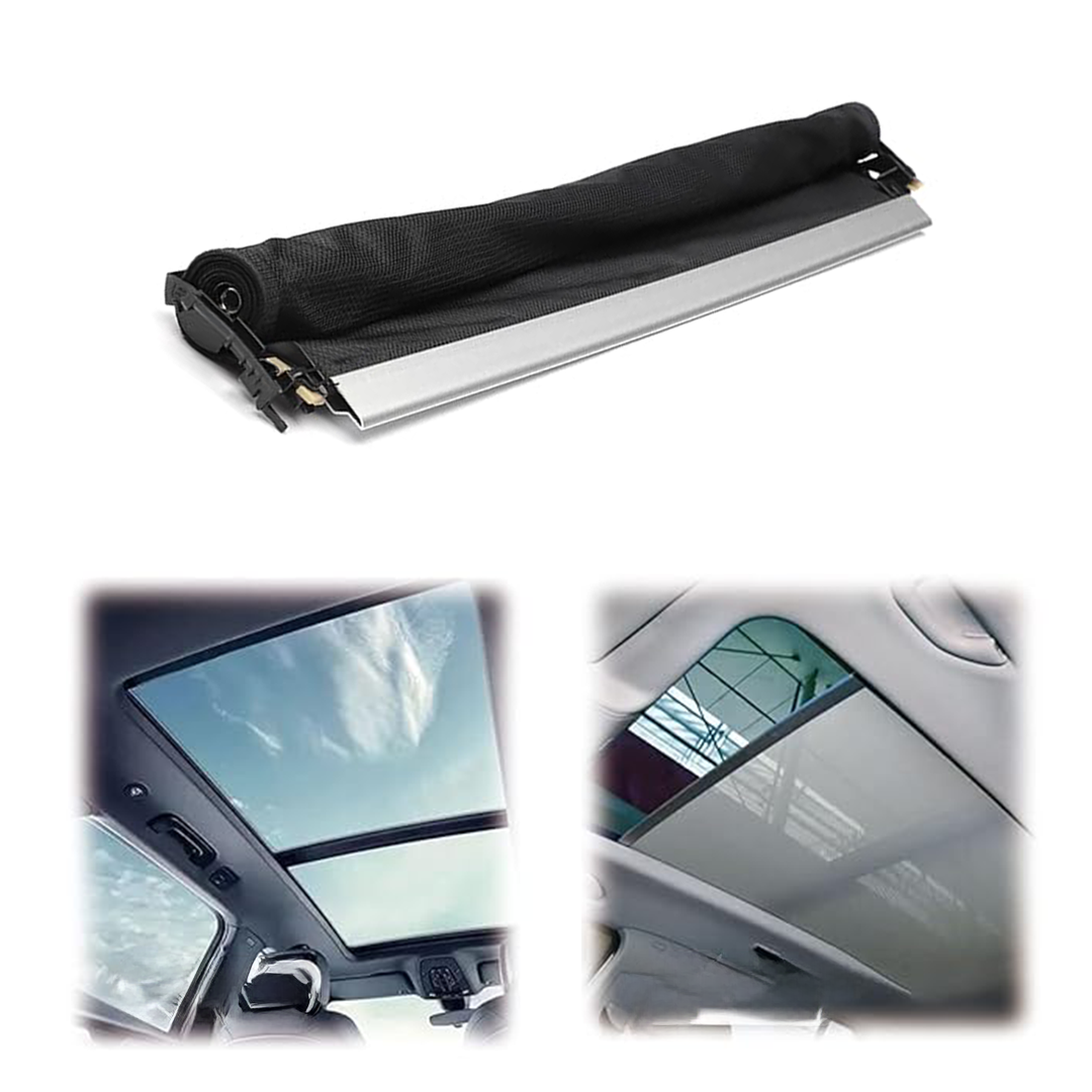 Buy Black Panoramic sunroof curtain rolling sunshade cover assembly for Audi Q3 8U SUV (2012-2018)