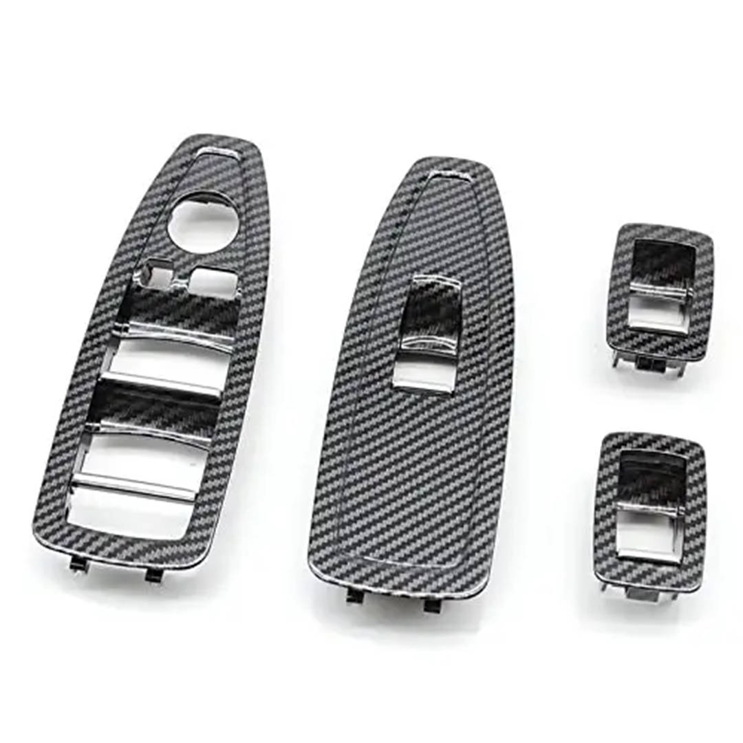 Buy BMW 3 Series F30 Sedan (2011-2019) Carbon Fiber Front Armrest With Window Switch Cover Panel Set