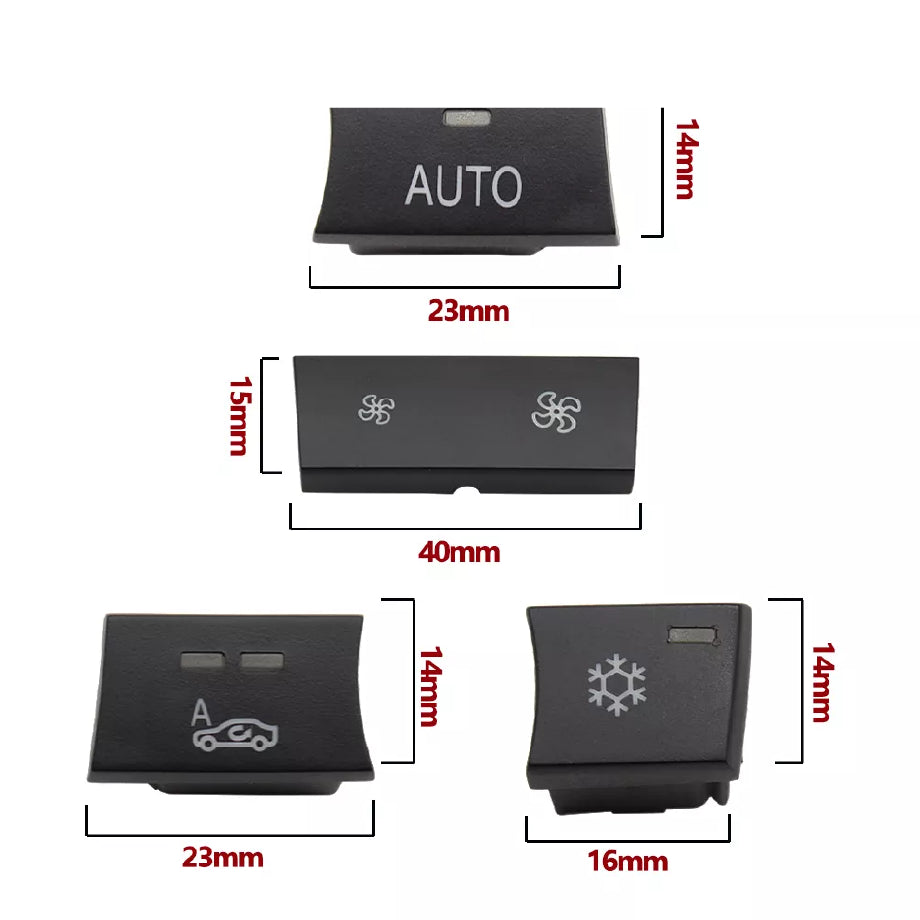 Buy BMW 3 Series Sedan (2005-2011) Dashboard AC Button Set 11 Piece (PCS) (E90)