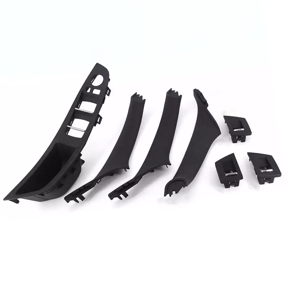 Buy BMW 5 Series Sedan (2010-2016) Black Inner Door Pull Handle Cover with Aremrest and Window Switch Panel Set (F10)