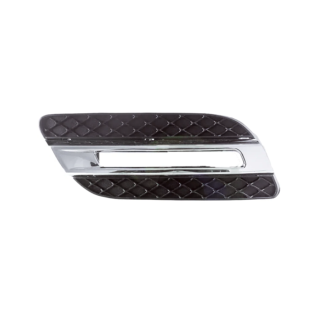 Front Left Fog Lamp Cover Perfect Fit for Mercedes Benz M Class W166 SUV (2011-2015) without hole (with touch of chrome)