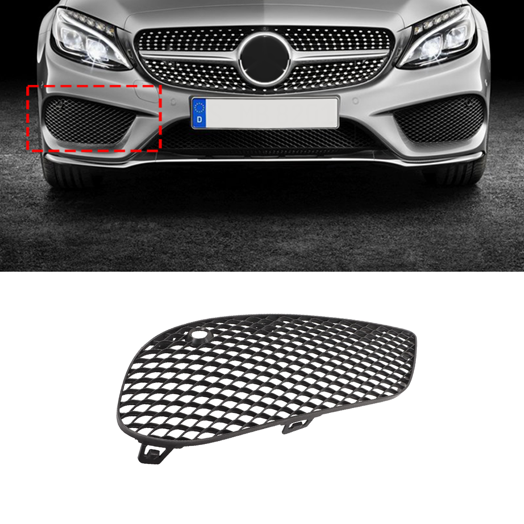 Buy Front Right Fog Lamp Cover Perfect Fit for Mercedes Benz C Class C205 Coupe (2014-2018) without hole