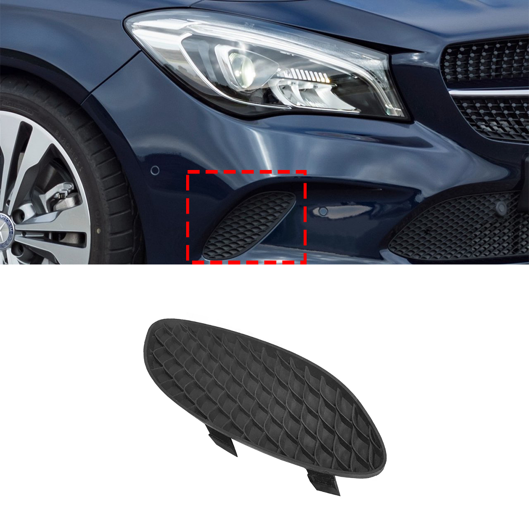 Buy Front Right Fog Lamp Cover Perfect Fit for Mercedes Benz CLA Class X117 Estate (2016-2019) without hole