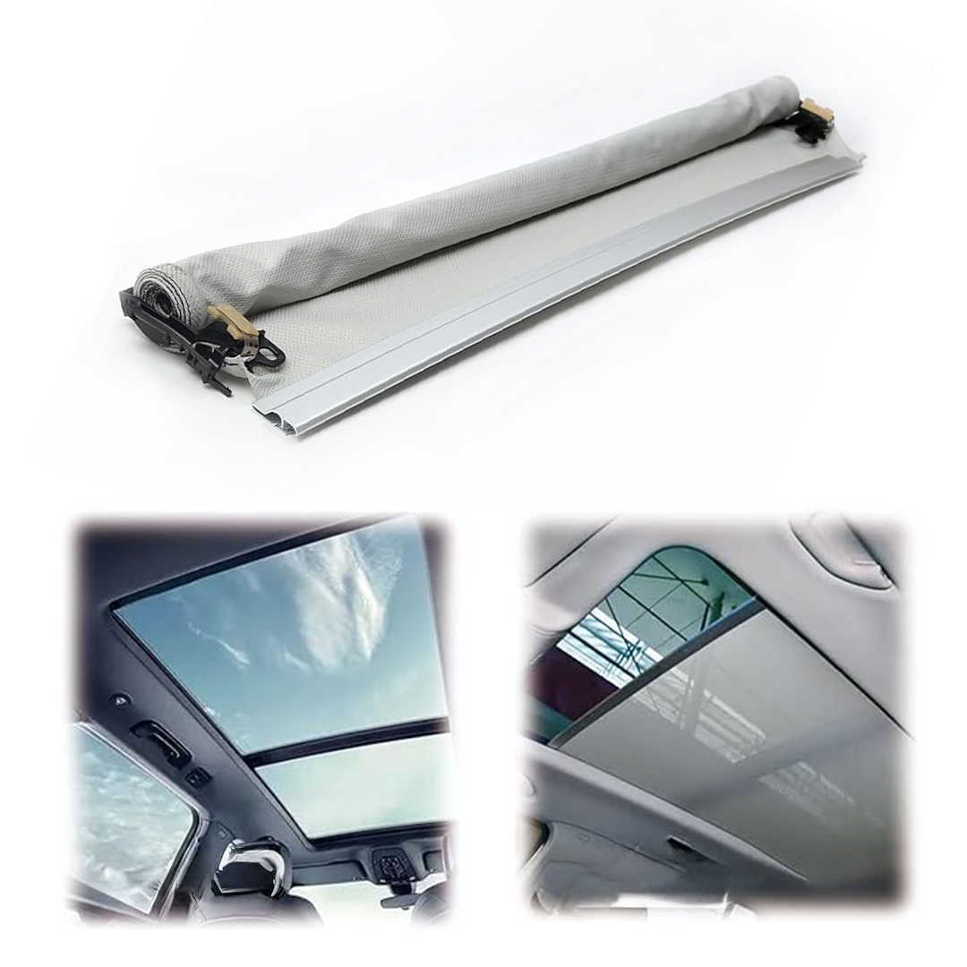 Buy Gray Panoramic sunroof curtain rolling sunshade cover assembly for Audi Q3 8U SUV (2012-2018)