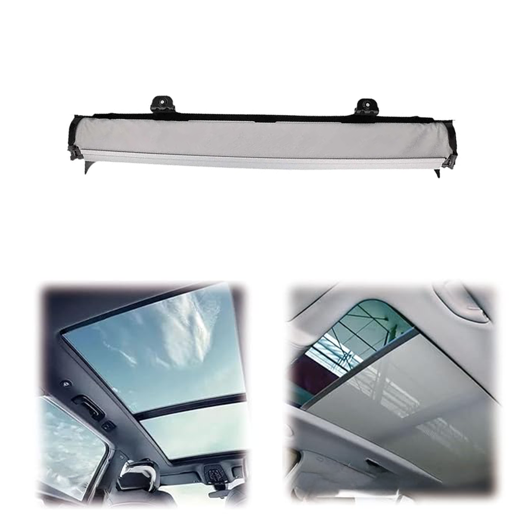 Buy Gray Panoramic sunroof curtain rolling sunshade cover assembly for Audi Q5 8R SUV (2008-2017)