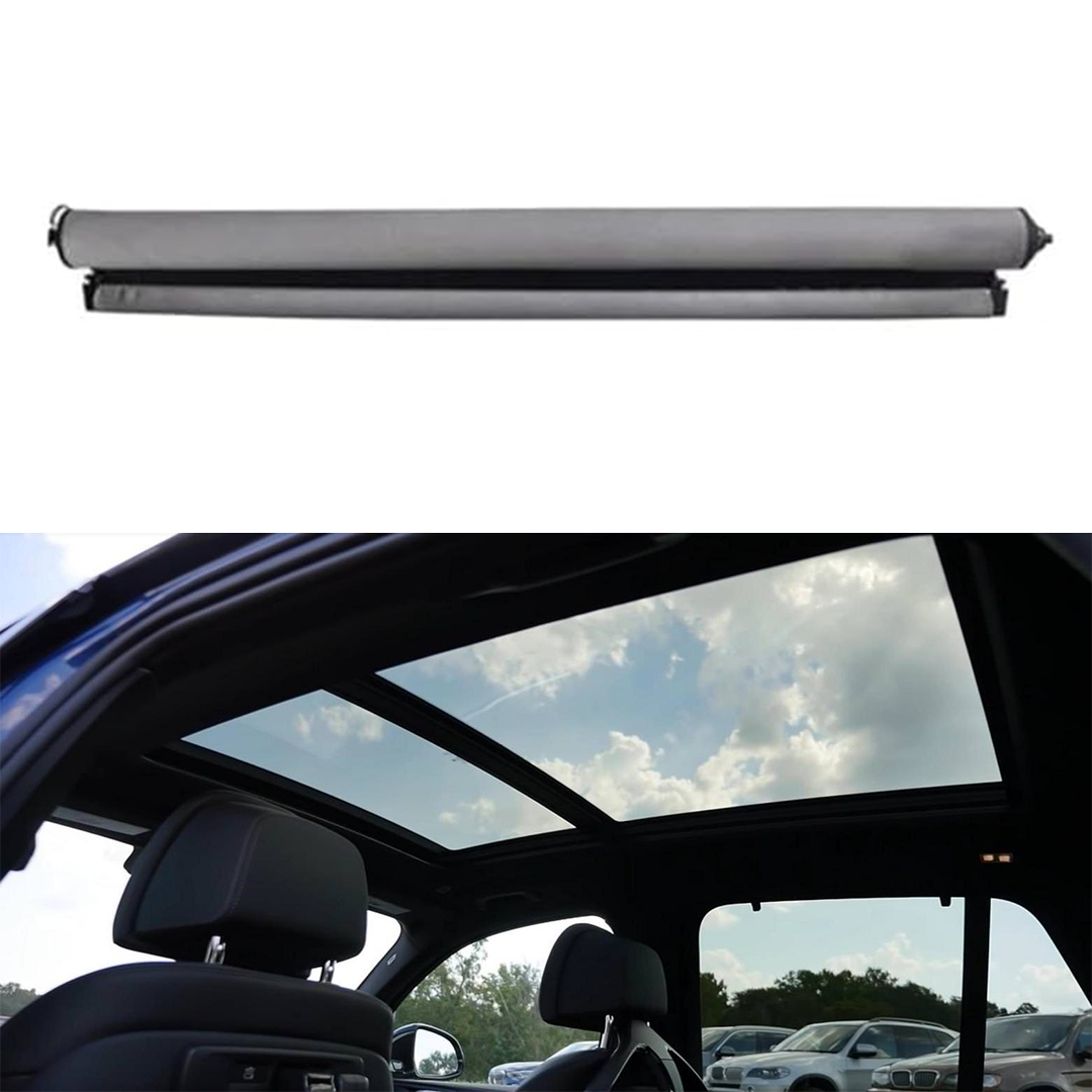 Buy Gray panoramic sunroof curtain rolling sunshade cover assembly for BMW X5 Series G05 SUV (2018-2024)