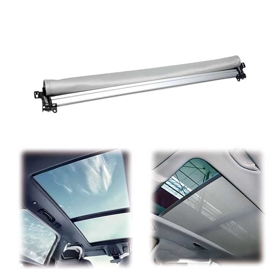 Buy Gray Panoramic sunroof curtain rolling sunshade cover assembly for Porsche Cayenne 92A SUV (2010-2015)