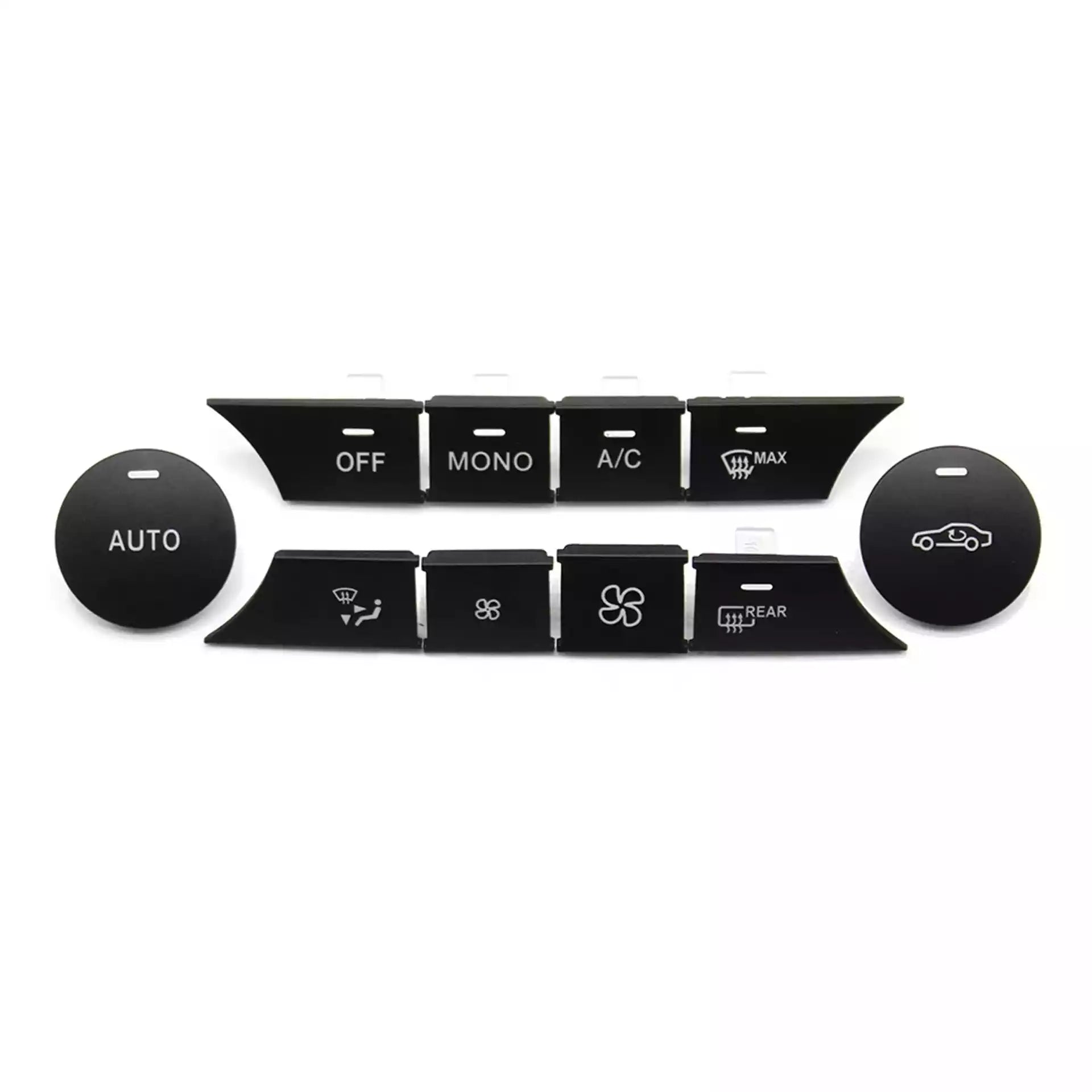 Buy Mercedes Benz C-Class Sedan (2010-2015) Black Dashboard AC Buttons Set- Model C (W204)