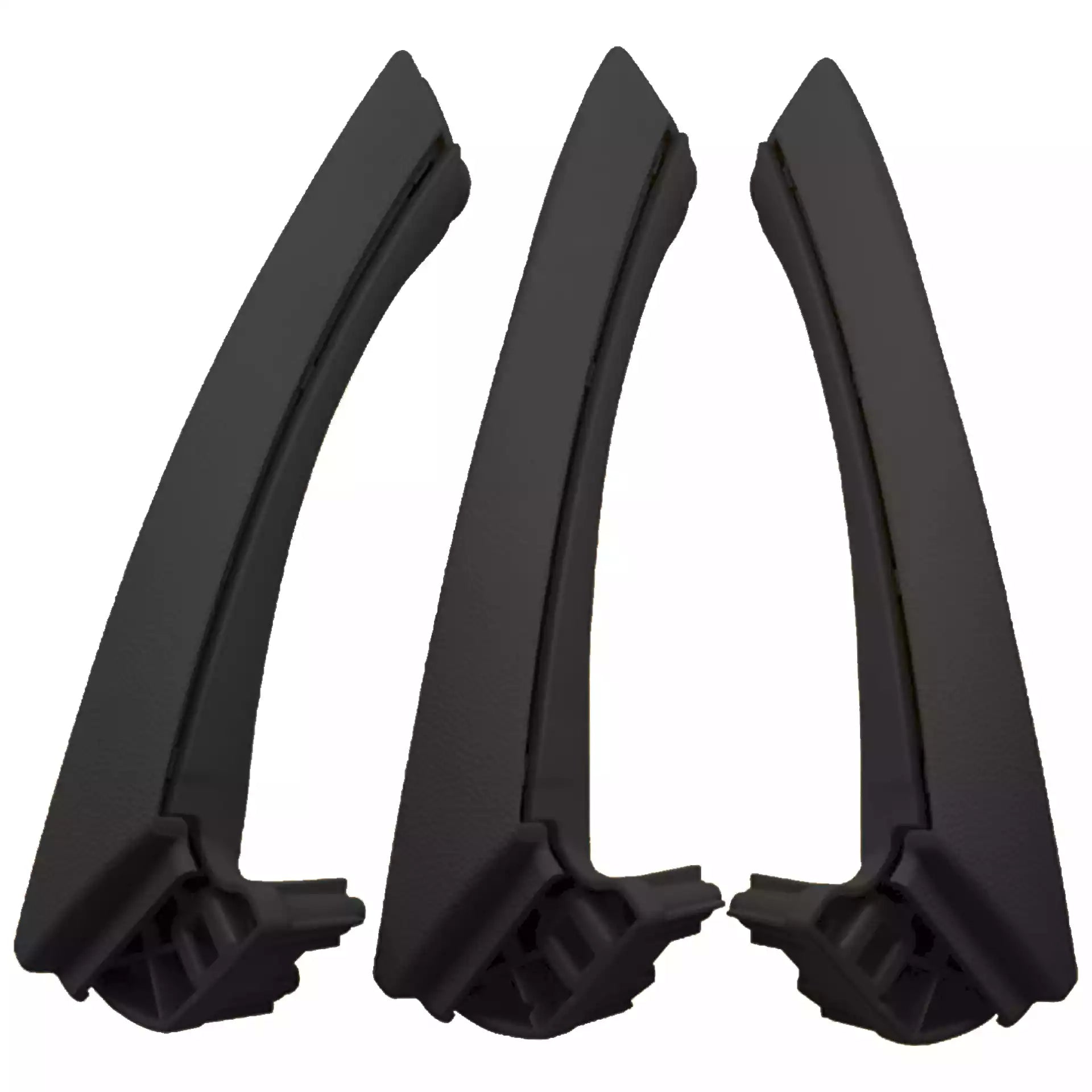 BMW 3 Series E90 Sedan (2005-2011) Black Inner Door Pull Handle Set With Door Handle Cover