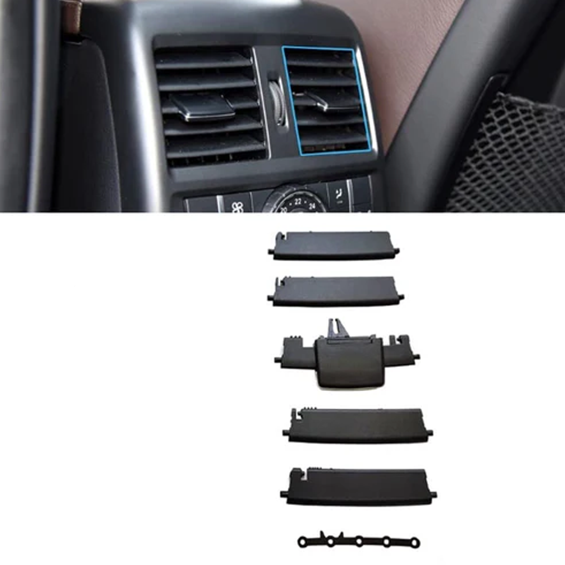 buy  benz ml class suv 2012 2015 black rear a vent grille repair kit for mercedes benz suv w166